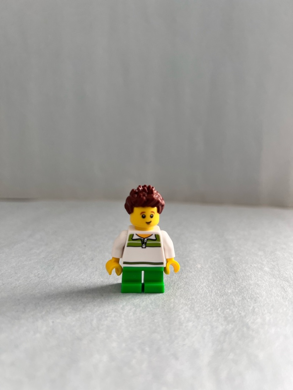Lego City Young Boy in Tennis Attire Minifigure